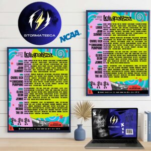 Lollapalooza 2026 At Grant Park In Chicago IL On July 30 August 2 2026 Home Decor Poster Canvas
