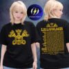 Lollapalooza 2026 At Grant Park In Chicago IL On July 30 August 2 2026 Dartboard Lineup Two Sided Unisex T-Shirt