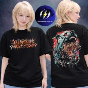 Lorna Shore Merch Tour 2026 Bull Dog Two Sided Unisex T-Shirt