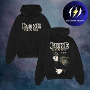 Luke Combs Merch Portrait Black Hoodie Shirt