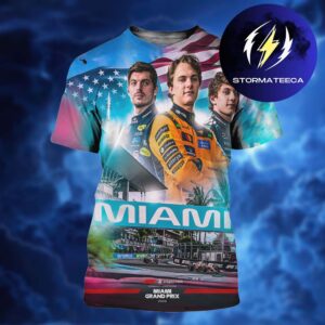 Miami Grand Prix 2026 F1 Race Week Returns All Over Print Shirt