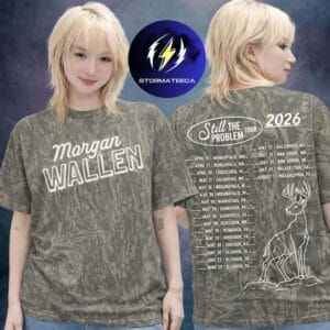 Morgan Wallen Merch Still The Problem Tour 2026 Camo Dear Tour Dates Unisex T-Shirt