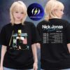 Nick Jonas Merch A Night With Nick Tour 2026 Schedule Two Sided Unisex T-Shirt
