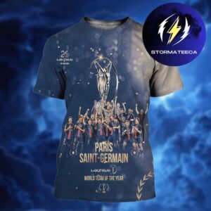 PSG x Laureus 2026 Celebrates World Team Of The Year All Over Print Shirt