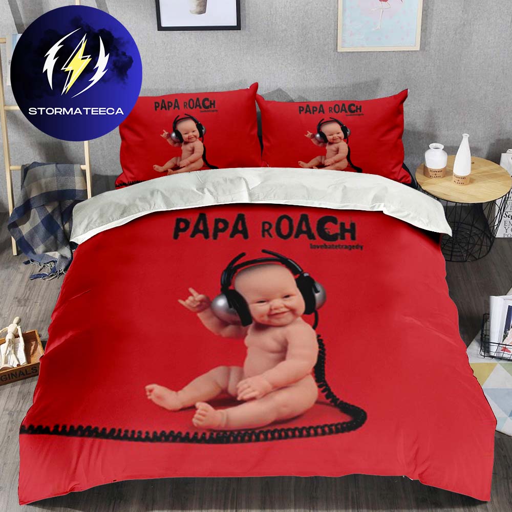 Papa Roach Lovehatetragedy Album Cover Bedding Set Papa Roach Lovehatetragedy Album Cover Bedding Set