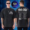 Papa Roach Merch Big Rock Tour 2026 Australia & NZ With A Day To Remember Roachzilla Tour 2026 Two Sided Washed T-Shirt