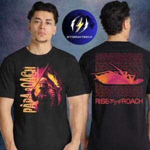 Papa Roach Merch Big Rock Tour 2026 Australia & NZ With A Day To Remember Rise Of The Roach Song Titles Two Sided Unisex T-Shirt