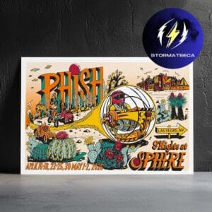Phish Dry Goods 9 Nights At Sphere On April 16 18 23 25 30 And May 1 2 2026 Home Decor Poster Canvas