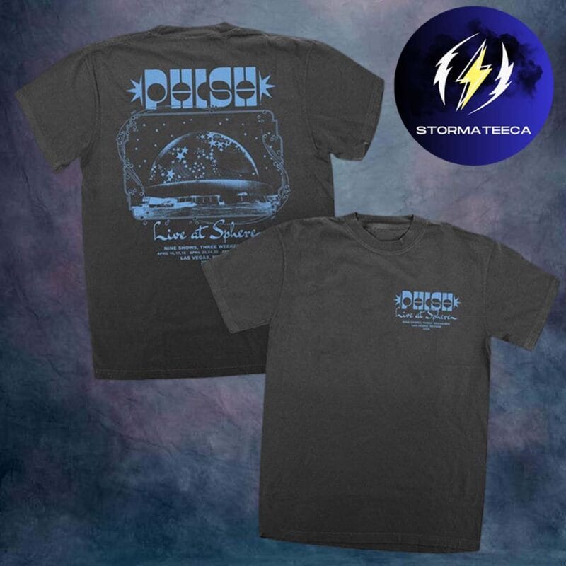 Phish Dry Goods Event Tee Live At Sphere Sphere In The Stars Two Sided Unisex T Shirt