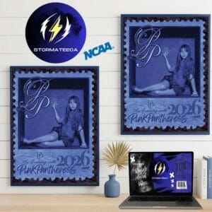 PinkPantheress Exclusive Poster An Evening With PinkPantheress 2026 Blue Version Home Decor Poster Canvas