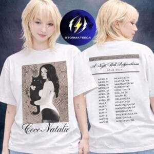 PinkPantheress Merch An Evening With PinkPantheress 2026 Tour Dates Two Sided Unisex T-Shirt