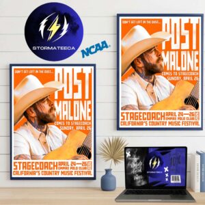 Post Malone Stagecoach 2026 California Country Music Festival At Empire Polo Club On April 24 26 2026 Home Decor Poster Canvas