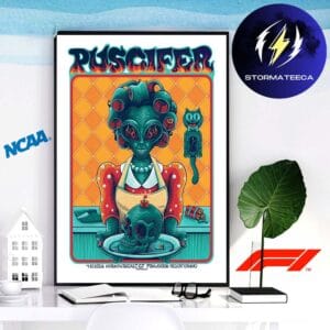 Puscifer Poster Show At Foxwoods Resort Casino In Manshan Tucket CT On April 10 2026 Home Decor Poster Canvas
