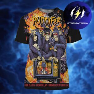 Puscifer The Normal Isnt Tour 2026 At Landmark Credit Union Live In Milwaukee WI On April 26 2026 All Over Print Shirt