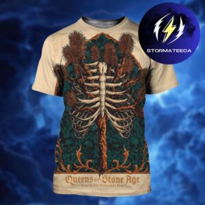 Queens Of The Stone Age Alive In The Catacombs Tour 2026 At Joshua Tree Retreat Center In Joshua Tree CA On April 24 2026 All Over Print Shirt