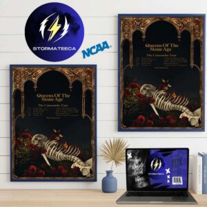 Queens Of The Stone Age The Catacombs Tour US 2026 Schedule Home Decor Poster Canvas