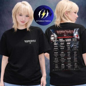 Resurrection Fest EG Tour 2026 At Plaza Fuente Nueva In Viveiro Lugo Spain On July 1-4 2026 Full Line Up Two Sided Unisex T-Shirt