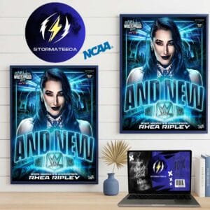 Rhea Ripley Is The New WWE Women Champion In WrestleMania 42 Vegas Home Decor Poster Canvas
