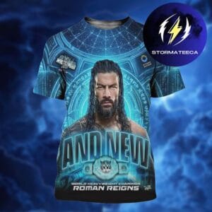 Roman Reigns Is The New World Heavyweight Champion WWE WrestleMania 42 Vegas All Over Print Shirt