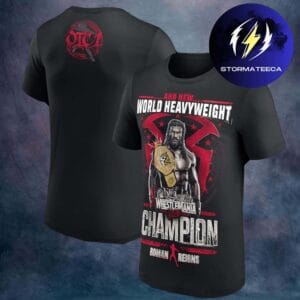 Roman Reigns WWE WrestleMania 42 Winner Two Sided Unisex T-Shirt