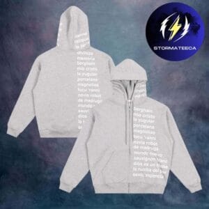 Rosalia Merch The Lux Tour 2026 Track Zip Hoodie