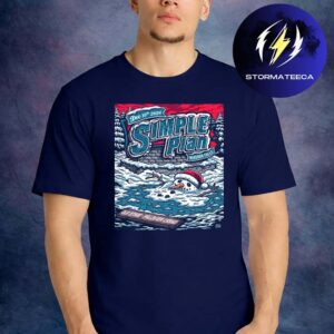 Simple Plan OLG Stage At Fallsview Casino In Niagara Falls ON On December 19 2026 Navy Unisex T-Shirt