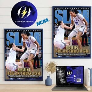 Slam 261 UCLA Bruins 2026 NCAA Women Basketball National Champions Magazine Lauren Betts And Gabriela Jaquez Cover Home Decor Poster Canvas