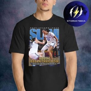 Slam 261 UCLA Bruins 2026 NCAA Women Basketball National Champions Magazine Lauren Betts And Gabriela Jaquez Cover Unisex T-Shirt