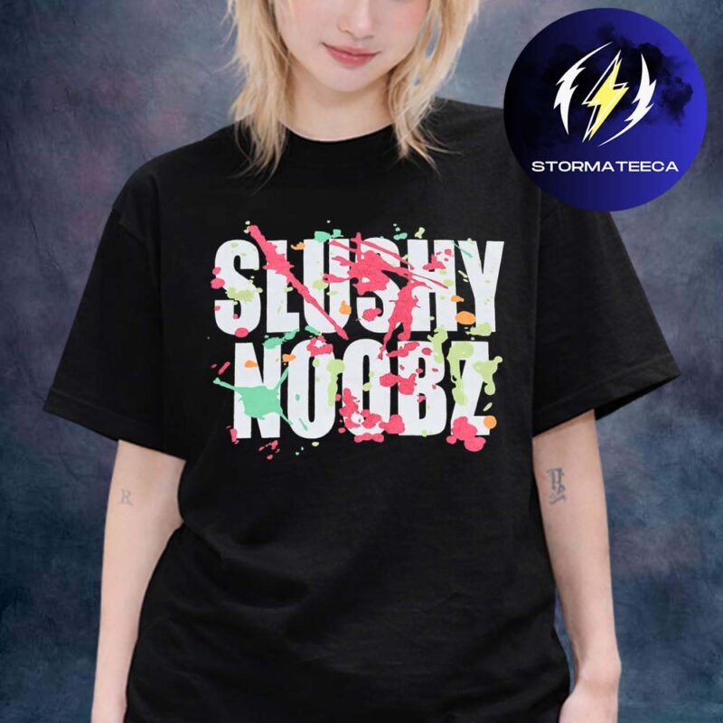 Slushy Noobz Merch Splatter Unisex T Shirt