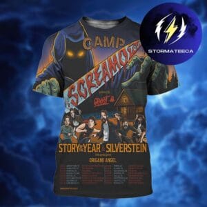 Story Of The Year x Silverstein Camp Scearmo Tour 2026 With Special Guests Origami Angel Schedule All Over Print Shirt