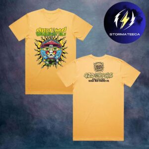Sublime Merch Event Tee 420 On The Rocks At Red Rocks Amphitheatre In Morrison CO On April 17 18 2026 Gold Two Sided Unisex T-Shirt