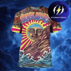 Sublime Night 2 Poster Show At Red Rocks Amphitheatre In Morrison CO On April 18 2026 All Over Print Shirt