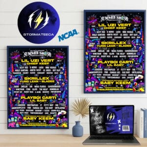Summer Smash 2026 Music Festival In Chicago IL On June 12 2026 Home Decor Poster Canvas
