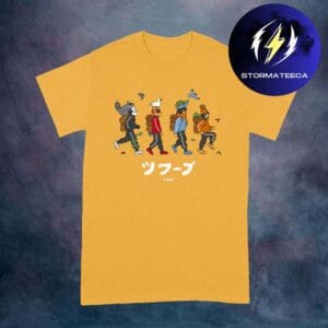 TWRP Band Merch Pure Elegance EU UK Tour 2026 With Ninja Sex Party Critters Gold Unisex T-Shirt