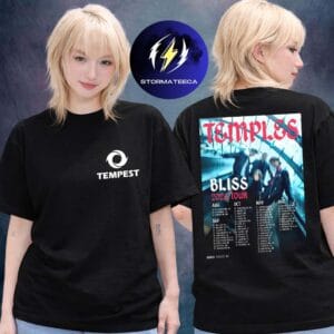 Temples Bliss World Tour 2026 Schedule Two Sided Unisex T-Shirt