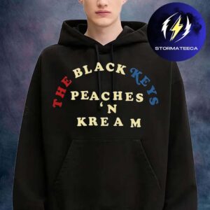 The Black Keys Merch Peaches N Kream World Tour 2026 Logo Unisex Hoodie Shirt