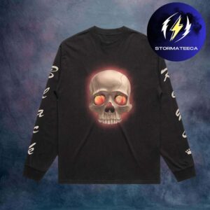 The Black Keys Merch Peaches N Kream World Tour 2026 Skull Peach Eyeball Unisex Long Sleeve