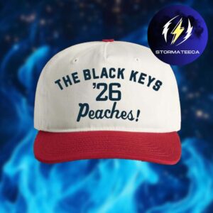 The Black Keys Merch Peaches N Kream World Tour 2026 Two Tone Peaches Hat