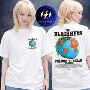 The Black Keys Peaches N Kream World Tour 2026 Schedule Two Sided Unisex T-Shirt
