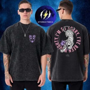 The Home Team Band Merch Kinda Hard Tour 2026 With Bilmuri Naughty Tiger Two Sided Washed T-Shirt