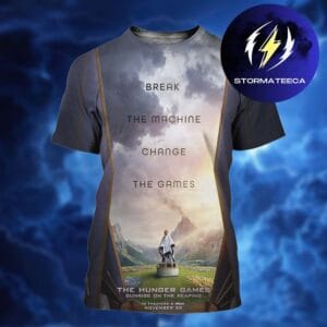 The Hunger Games Sunrise On The Reaping Break The Machine Change The Game All Over Print Shirt