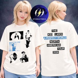 The Kid Laroi A Perfect World Tour 2026 Merch Two Sided Unisex T-Shirt