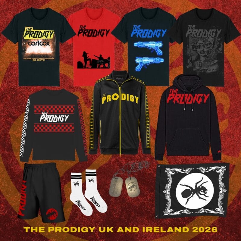 The Prodigy Merch UK And Ireland Tour 2026