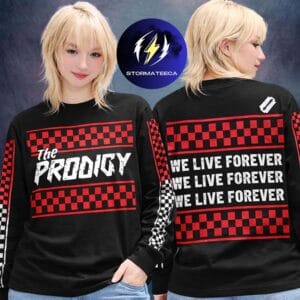 The Prodigy Merch UK And Ireland Tour 2026 We Live Forever Unisex Long Sleeve Shirt