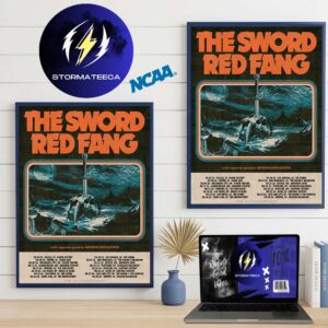 The Sword And Red Fang US Tour 2026 Schedule With Special Guests Spoon Benders Home Decor Poster Canvas