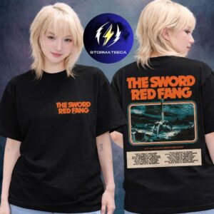 The Sword And Red Fang US Tour 2026 Schedule With Special Guests Spoon Benders Two Sided Unisex T-Shirt