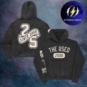 The Used Merch 25 Year Varsity Unisex Hoodie Shirt