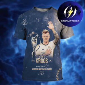 Toni Kroos x Laureus 2026 Congrats Sporting Inspiration Award All Over Print Shirt