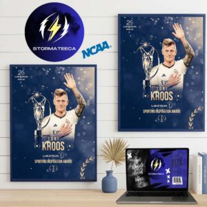Toni Kroos x Laureus 2026 Congrats Sporting Inspiration Award Home Decor Poster Canvas