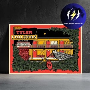 Tyler Childers At Dos Equis Pavilion In Dallas Texas On April 23 2026 Home Decor Poster Canvas